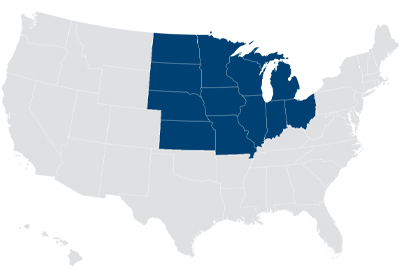 Amerika Midwest Bölgesi Üniversiteler